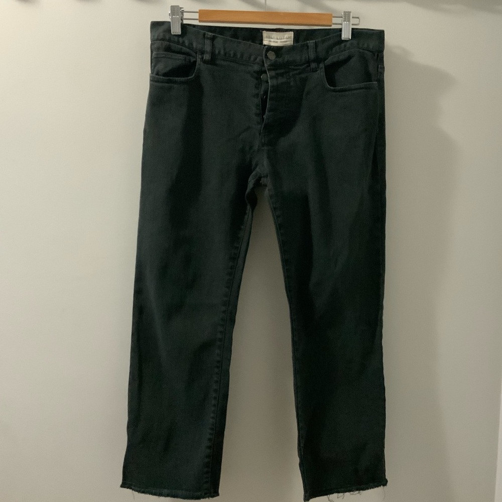 Nili Lotan Charcoal Denim Pants